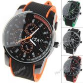 Relógio Unisex Round Case Style -cod 0022