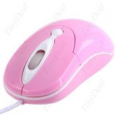 Mouse Pink usb -cod 0016